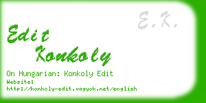 edit konkoly business card